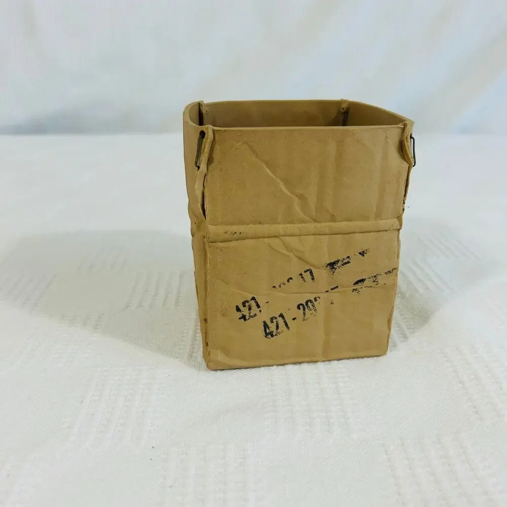 Michael Harvey Vase Pop Art Corrugated Box Rare Vintage Trompe L'oeil Ceramic
